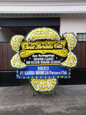 Papan Bunga Duka di Surya Bahari