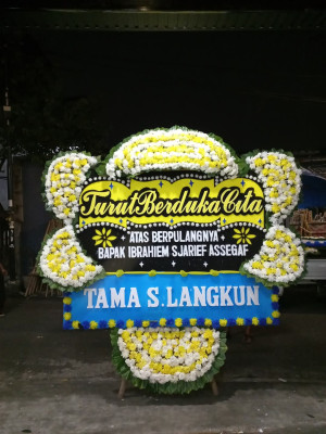 Papan Bunga Duka di Surya Bahari