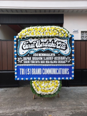 Papan Bunga Duka di Surya Bahari